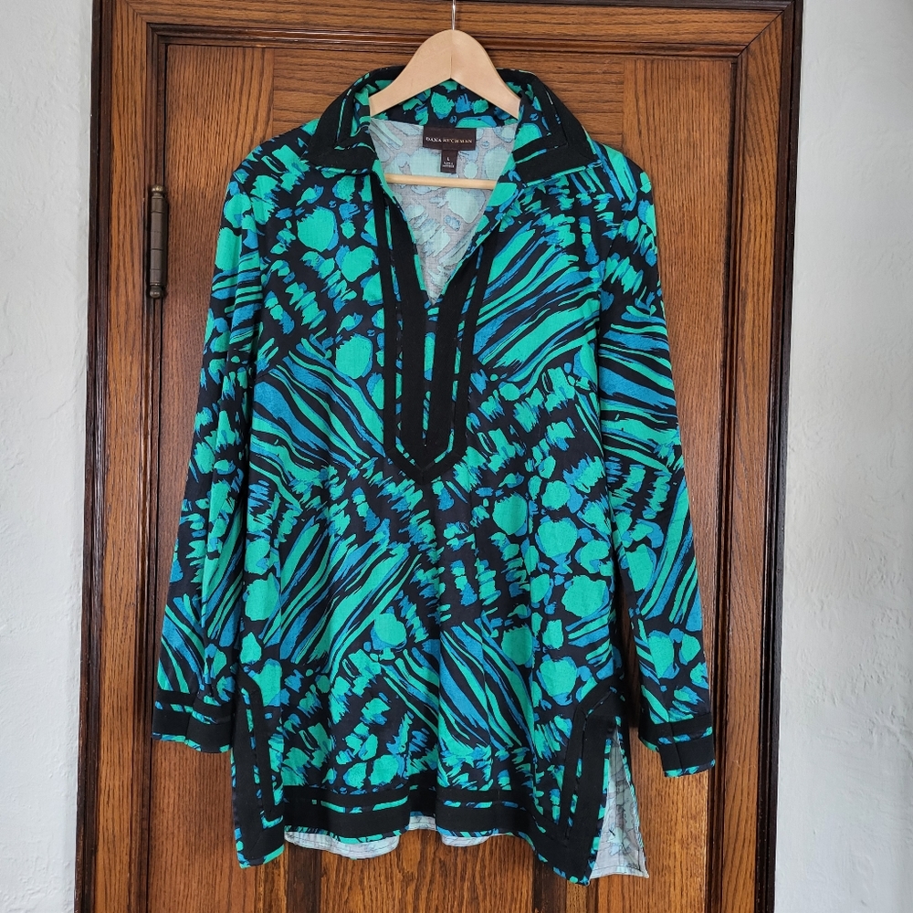 Dana Buchman Tropical Cotton Top